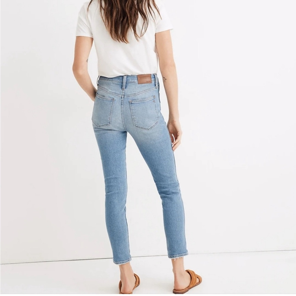 Perfect Madewell 10" High Rise Skinny Crop Jeans 27 - Picture 2 of 8